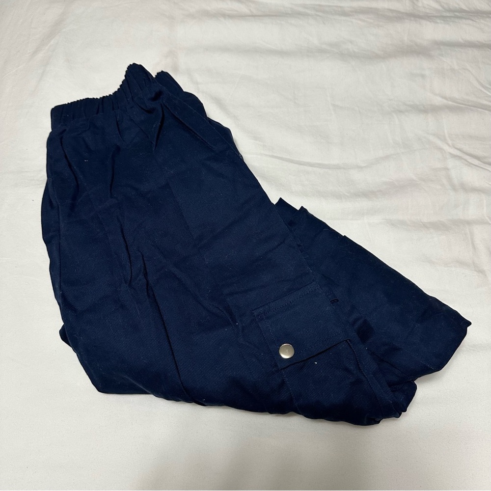 Prettylittlething Blue Cargo Pants